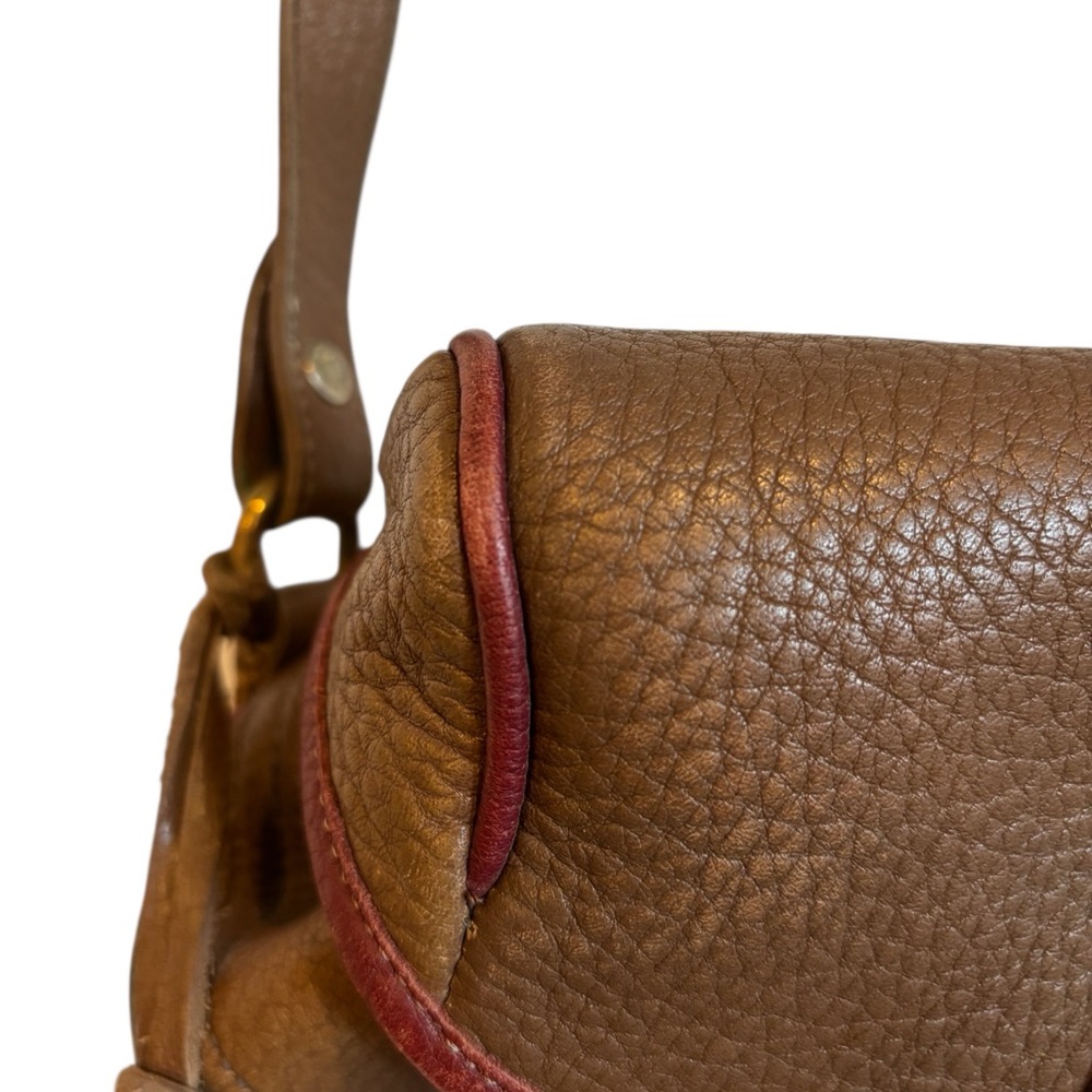 Dooney & Bourke Vintage Teton Leather Old West Trail Ride Saddle Bag. - Picture 3 of 7